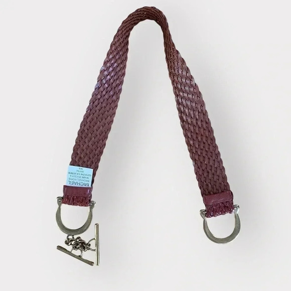 Micheal Kors brown woven leather belt - Picture 6 of 9